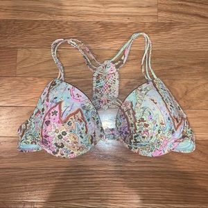 Victoria’s Secret patterned bikini top
